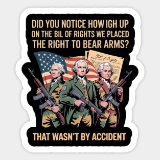 Did You Notice How High Up On The Bill Of Rights Sticker